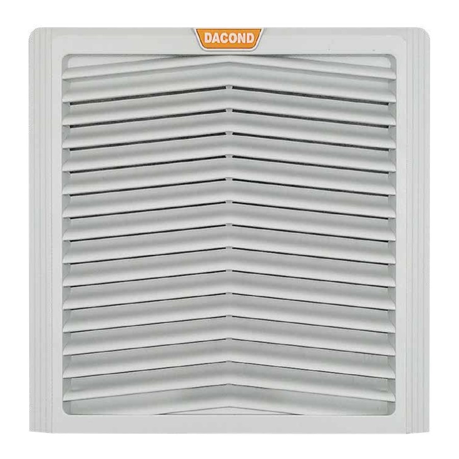 Решётка с фильтром DACOND 122×122 мм, IP54