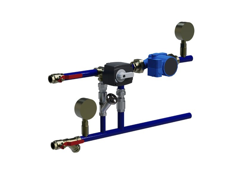 Смесительный узел на нагрев Komfovent PPU-HW-3R-15-2.5-W3-M-IMP
