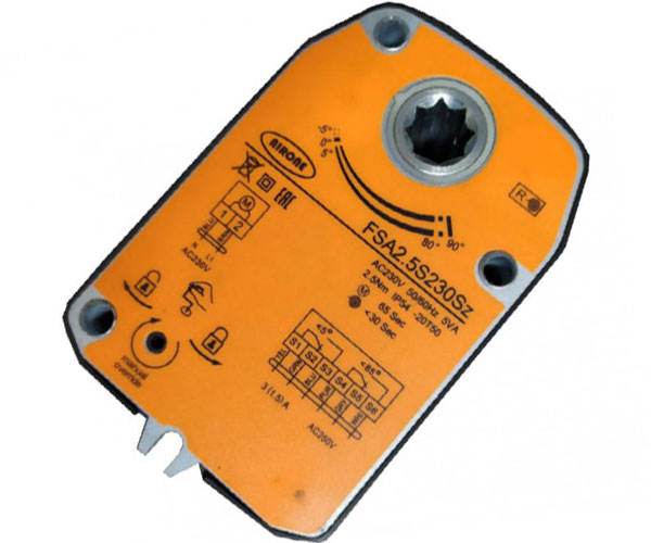 Электропривод AIRONE FSA2.5S230Sz с пружинным возвратом