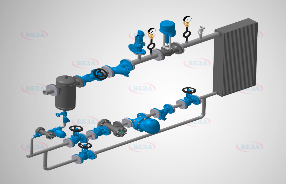 Комплект обвязки паровой КОП