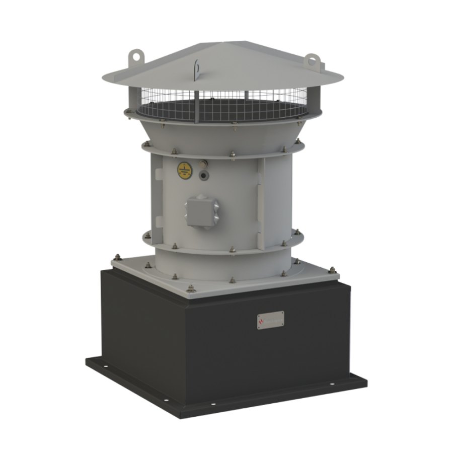Крышный приточный вентилятор ВКОП-С №4,5, Ø450 мм
