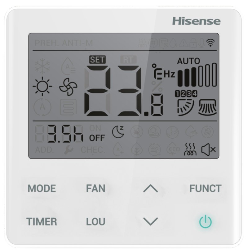 Внутренний блок мульти сплит-системы канального типа Hisense MULTI EU DC Inverter ADT-18UX4RCL8