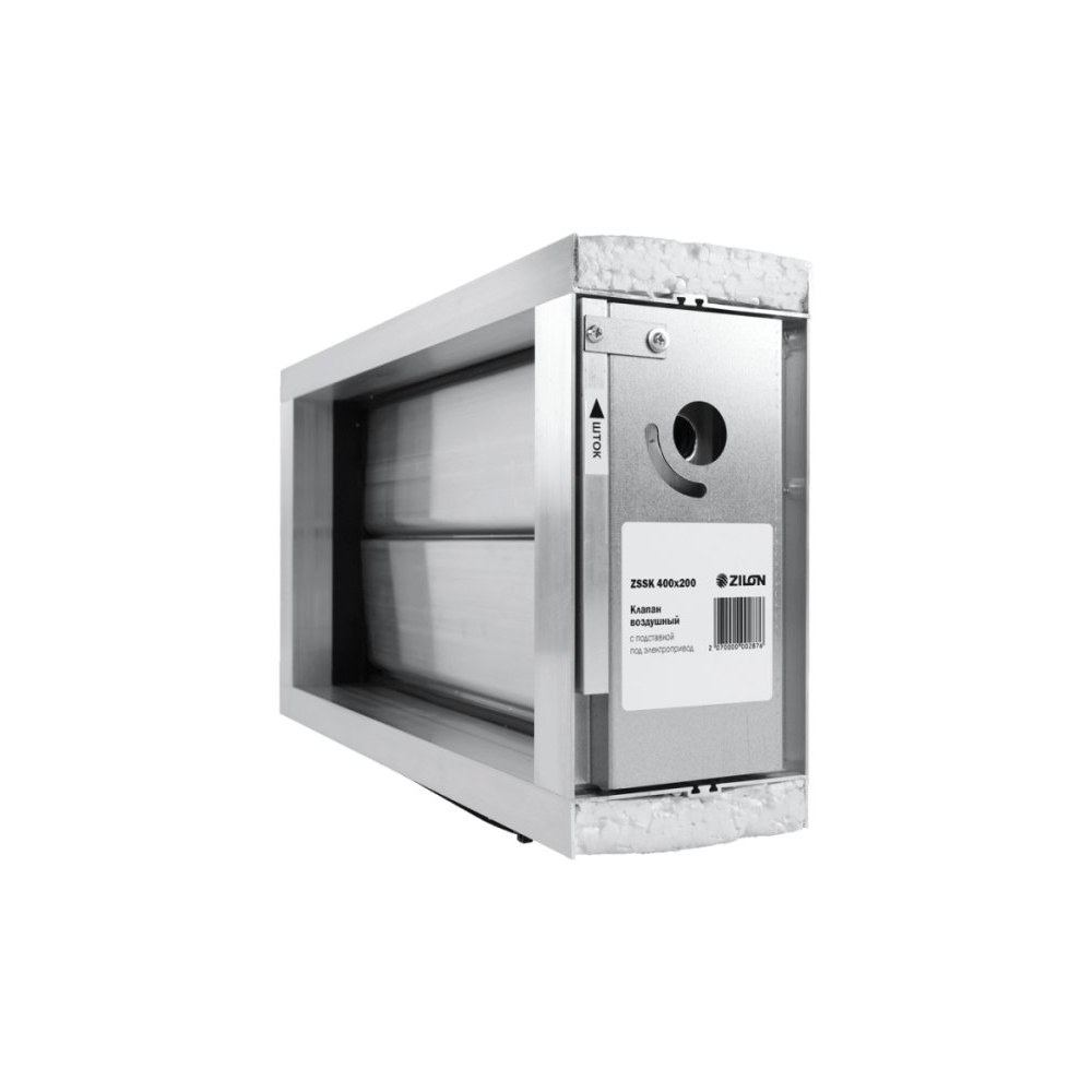 Воздушный клапан ZILON ZSSK 500x250 Воздушный клапан ZILON ZSSK 500x250