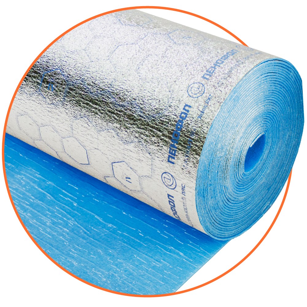 ПЕНОФОЛ тип T 5 мм, рулон 0,6×30 м (18 м²)
